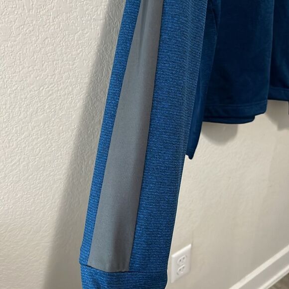 CALLAWAY Men's Long Sleeve Blue/Grey Fineline 1/4 Zip Jacket, Size M - Picture 9 of 12